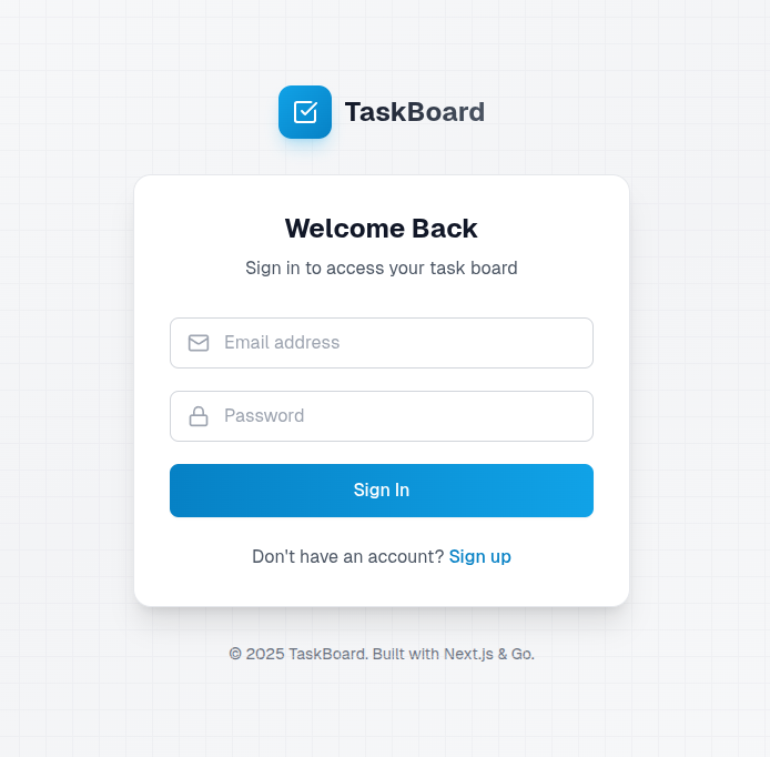 Full-Stack Task Management Application preview